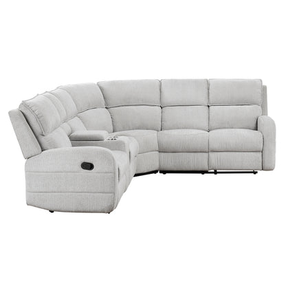 Thorne 3-Piece Reclining Sectional with Left Console
