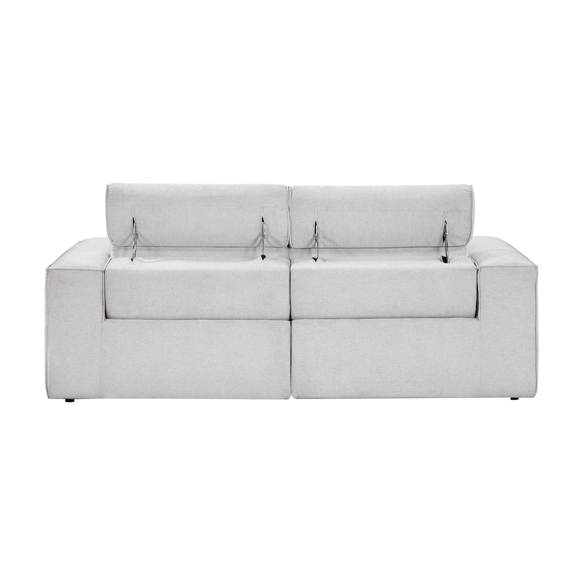 Phoebe Power Double Reclining Love Seat with Power Headrests