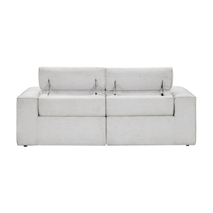 Phoebe Power Double Reclining Love Seat with Power Headrests