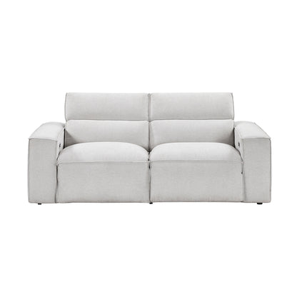 Phoebe Power Double Reclining Love Seat with Power Headrests