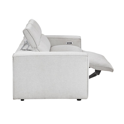 Phoebe Power Double Reclining Love Seat with Power Headrests