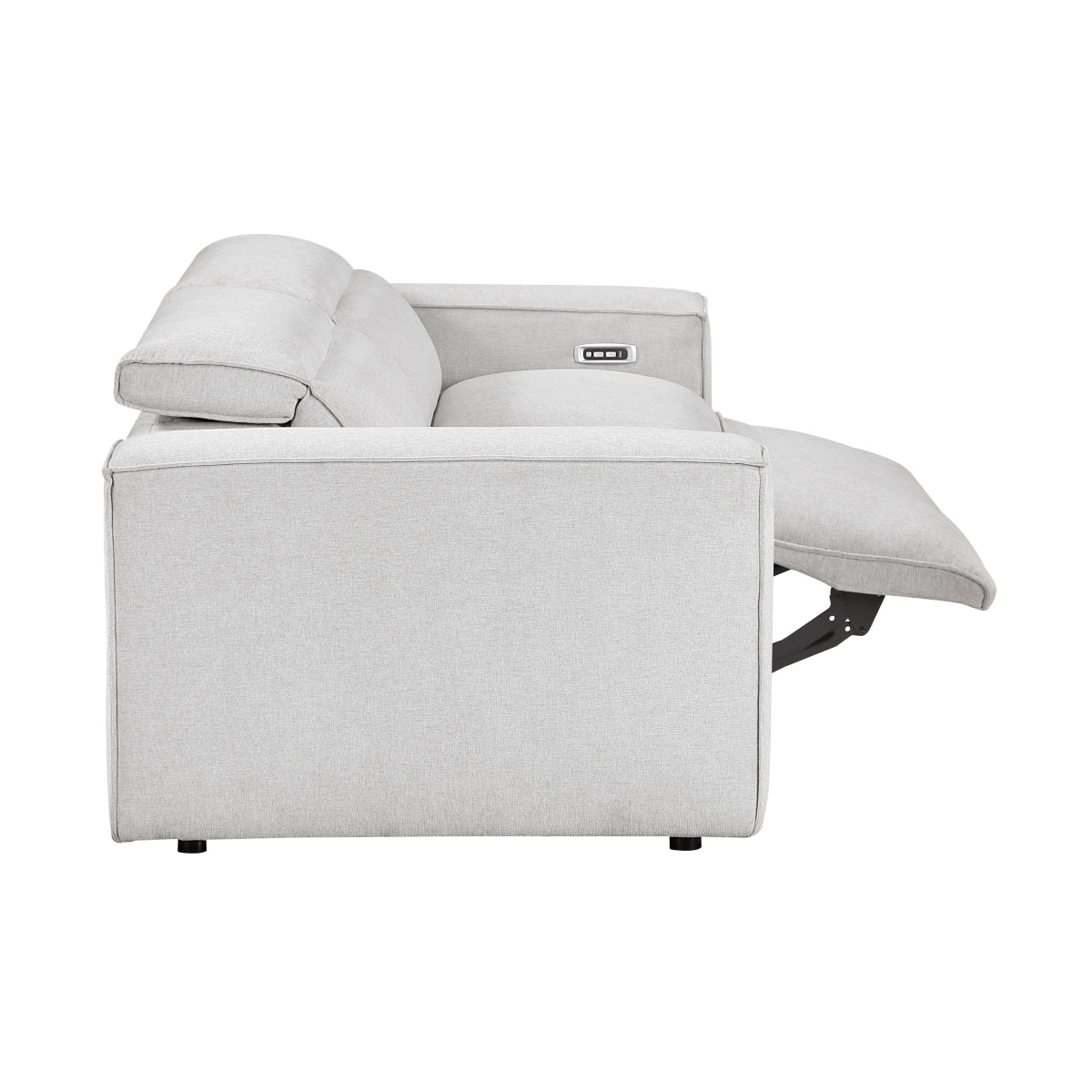 Phoebe Power Double Reclining Love Seat with Power Headrests