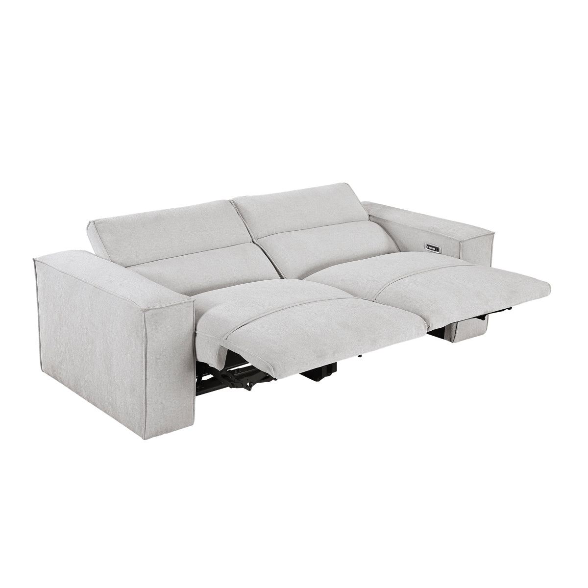 Phoebe Power Double Reclining Love Seat with Power Headrests
