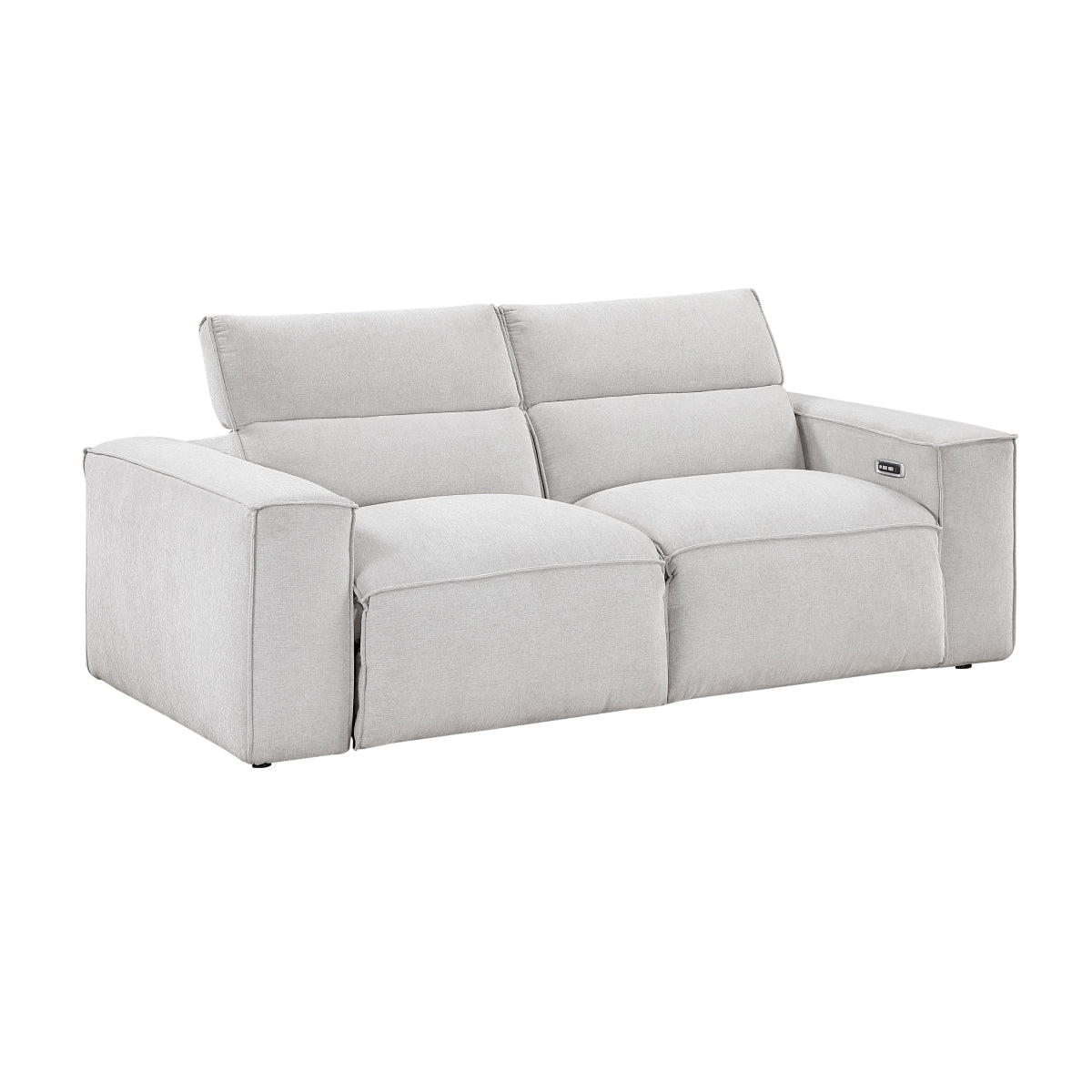 Phoebe Power Double Reclining Love Seat with Power Headrests