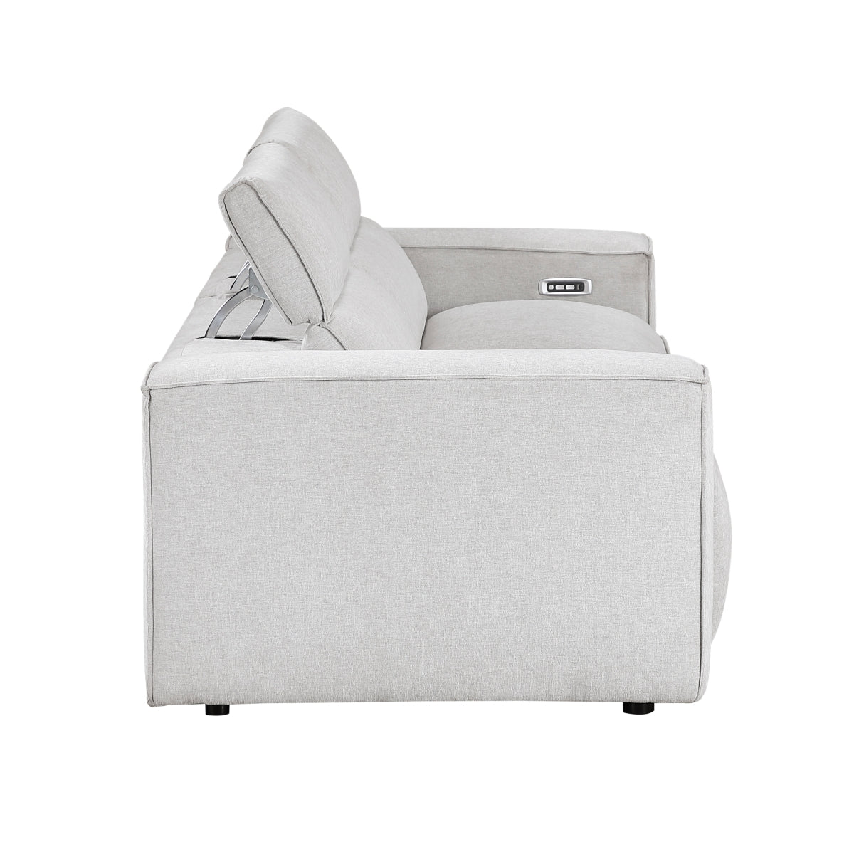 Phoebe Power Double Reclining Love Seat with Power Headrests