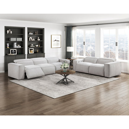 Phoebe Power Double Reclining Love Seat with Power Headrests