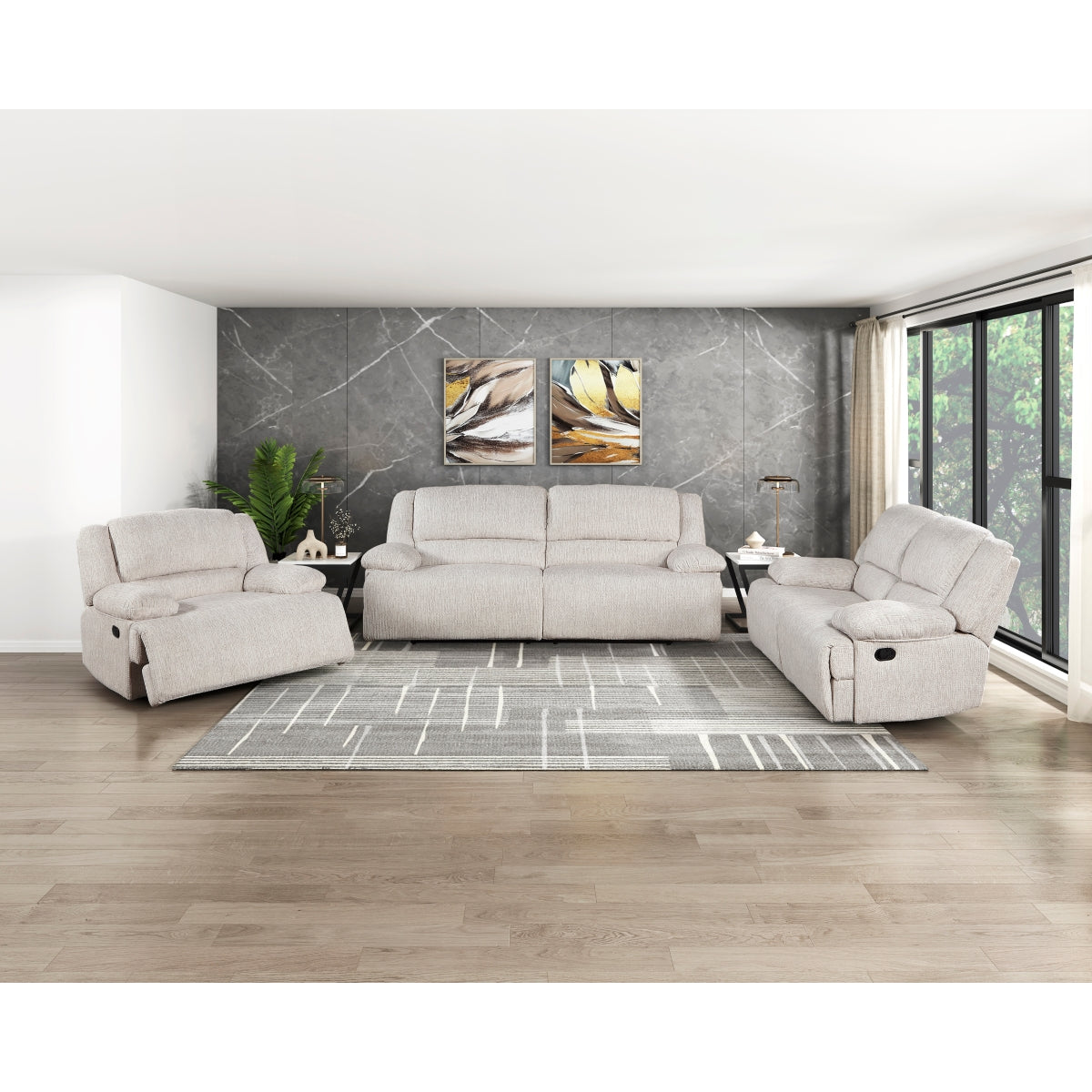 Caliber Double Reclining Love Seat