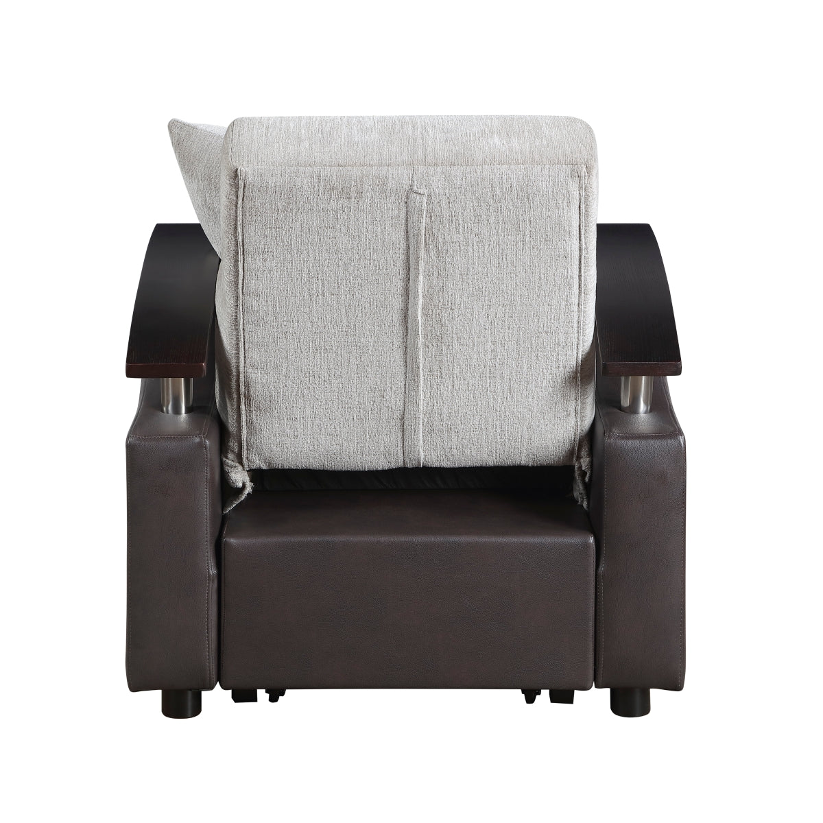 Hybrid Chair with Pull-out Bed and Click Motion Back