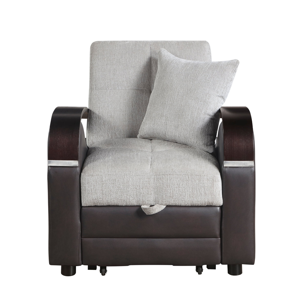 Hybrid Chair with Pull-out Bed and Click Motion Back