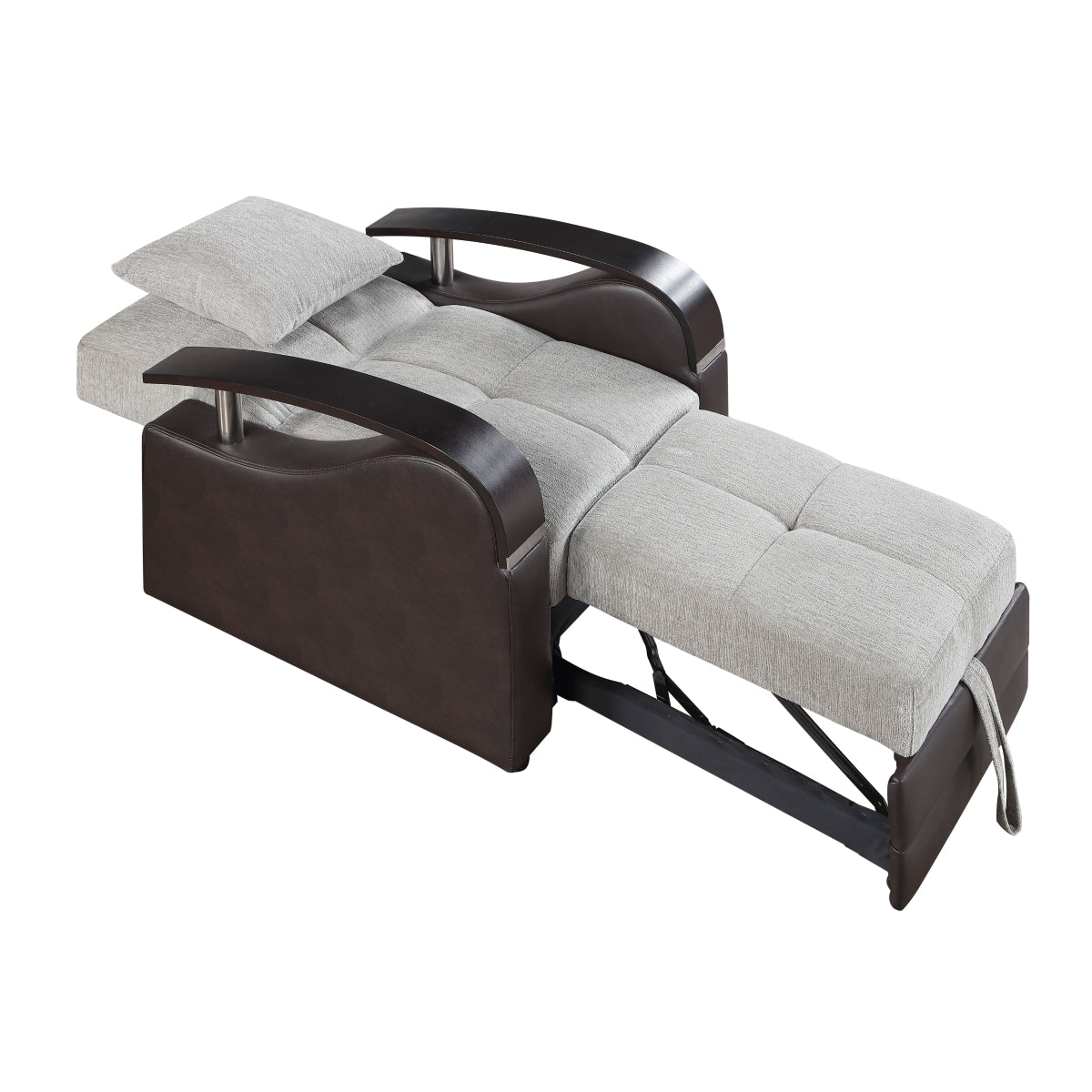 Hybrid Chair with Pull-out Bed and Click Motion Back