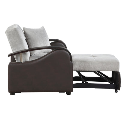 Hybrid Chair with Pull-out Bed and Click Motion Back