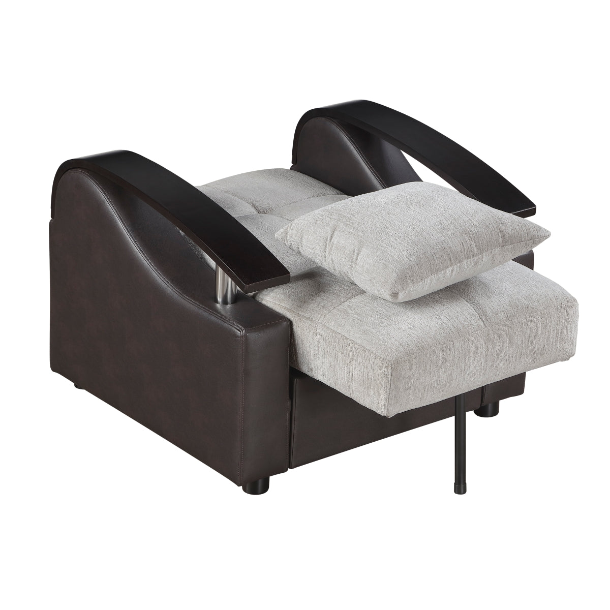 Hybrid Chair with Pull-out Bed and Click Motion Back