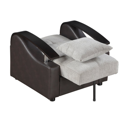 Hybrid Chair with Pull-out Bed and Click Motion Back