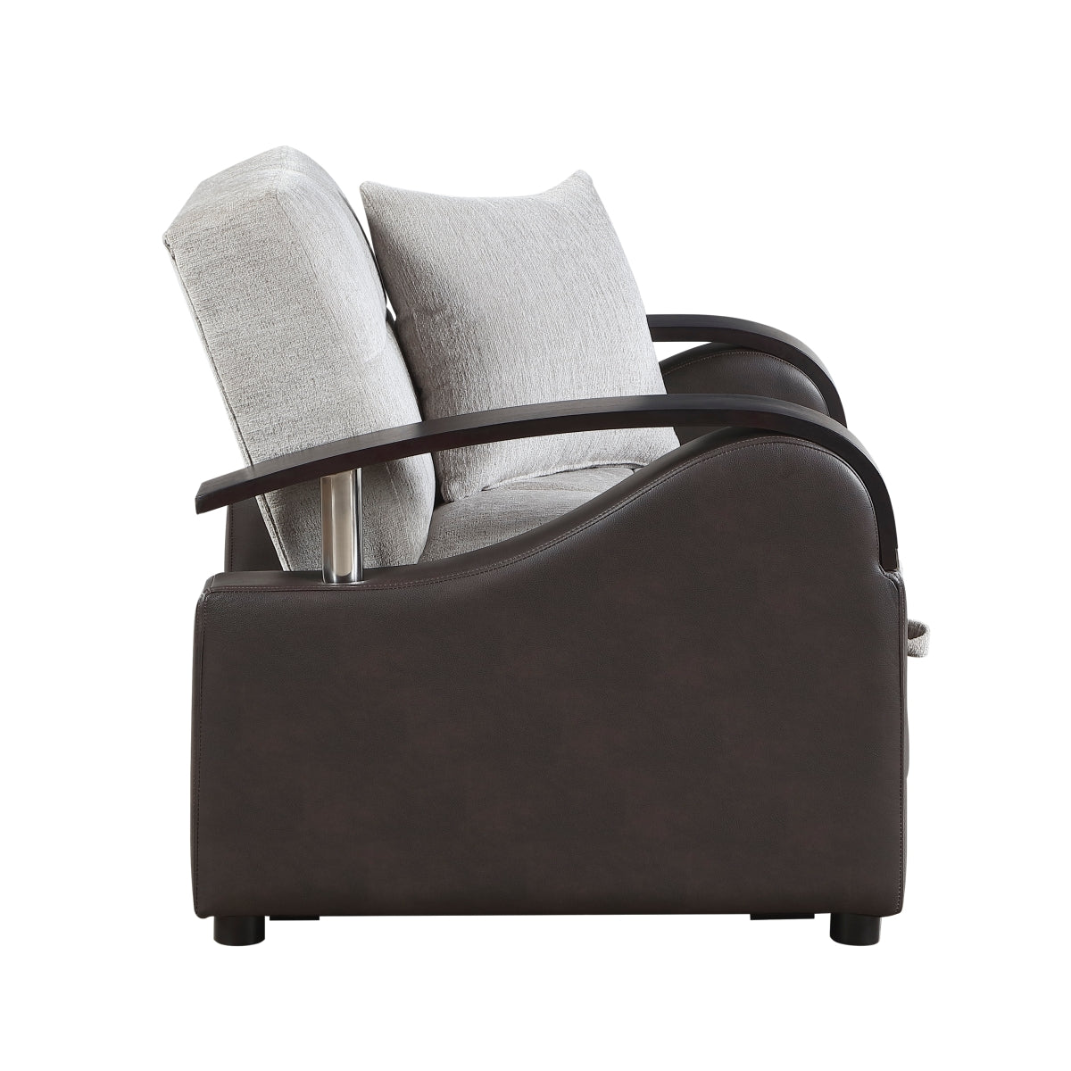 Hybrid Chair with Pull-out Bed and Click Motion Back