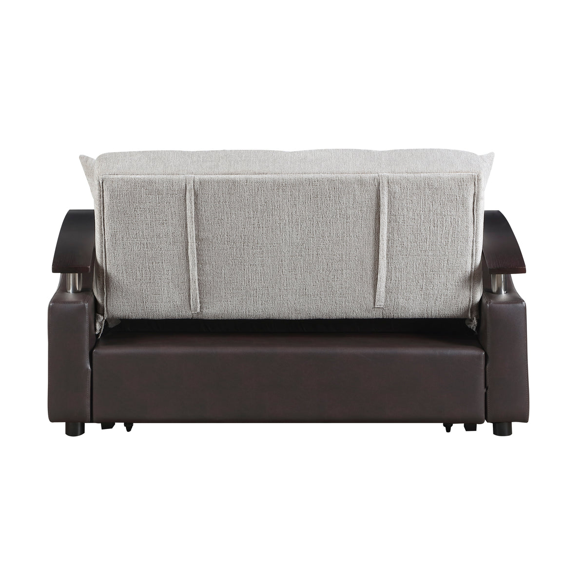 Hybrid Love Seat with Pull-out Bed and Click Motion Back