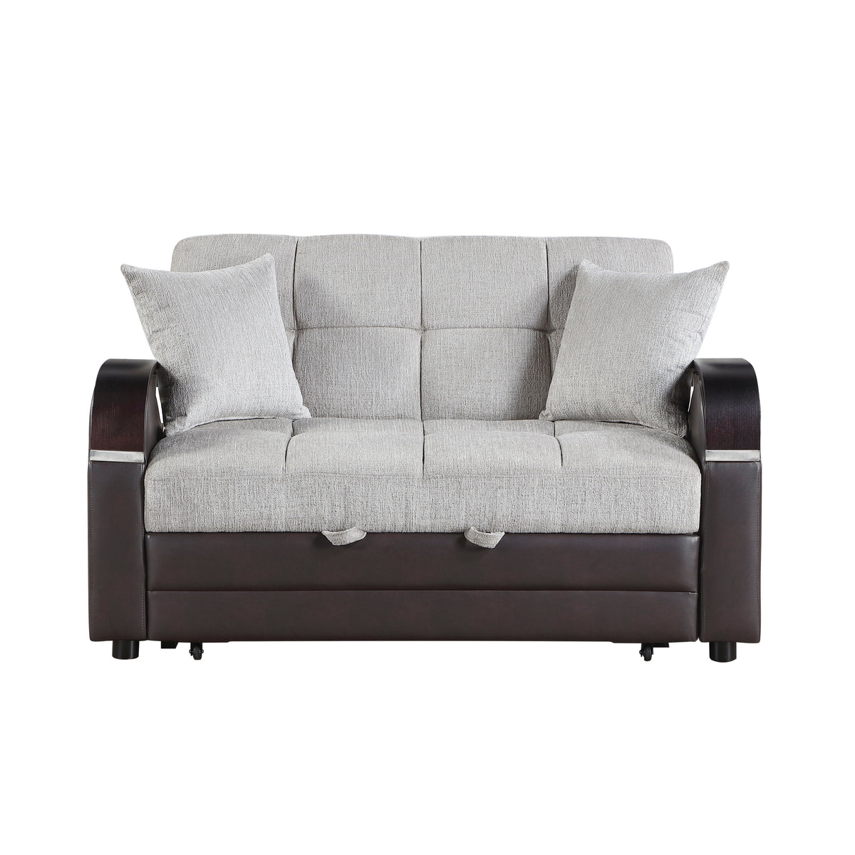 Hybrid Love Seat with Pull-out Bed and Click Motion Back