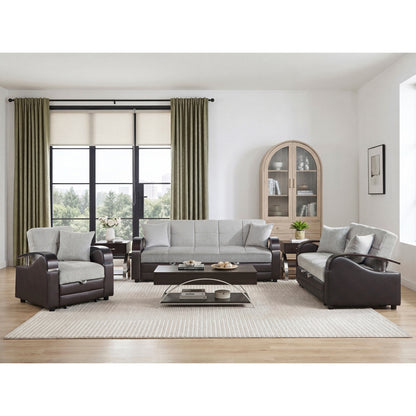 Hybrid Sofa with Pull-out Bed and Click Motion Back