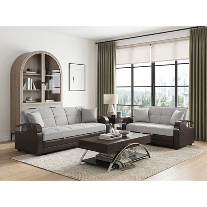 Hybrid Sofa with Pull-out Bed and Click Motion Back