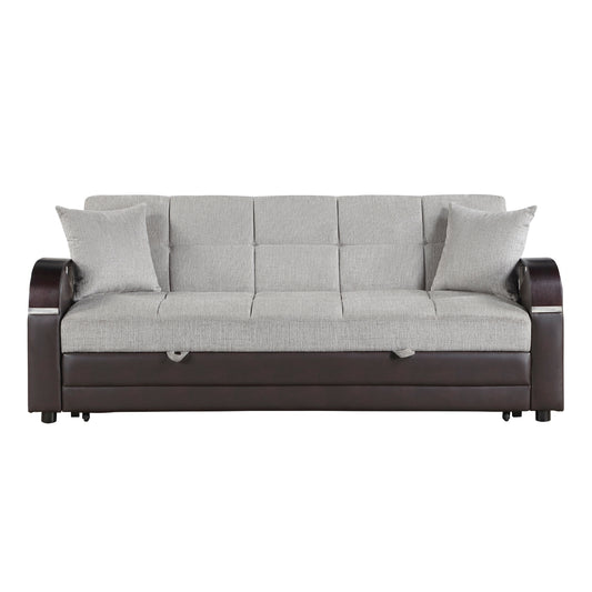 Hybrid Sofa with Pull-out Bed and Click Motion Back