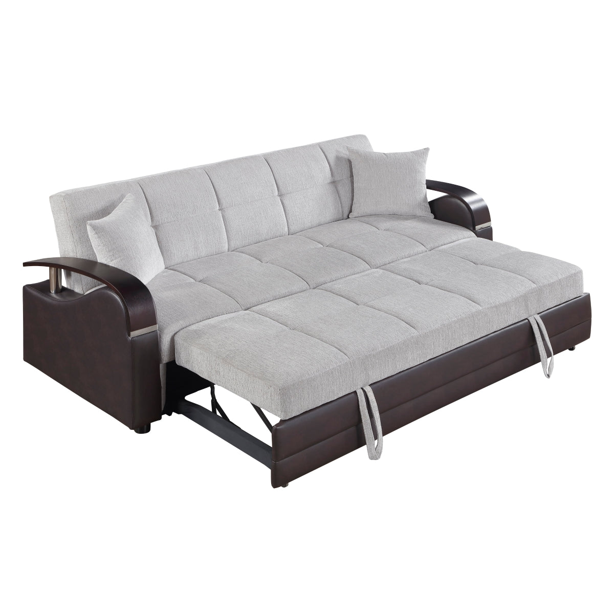 Hybrid Sofa with Pull-out Bed and Click Motion Back