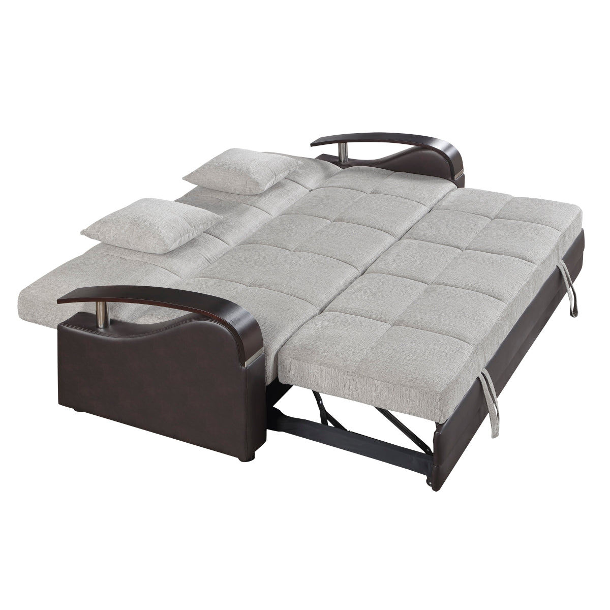Hybrid Sofa with Pull-out Bed and Click Motion Back