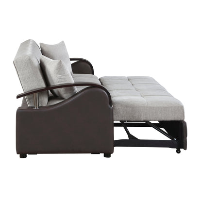 Hybrid Sofa with Pull-out Bed and Click Motion Back