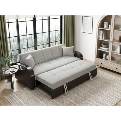 Hybrid Sofa with Pull-out Bed and Click Motion Back
