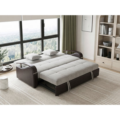 Hybrid Sofa with Pull-out Bed and Click Motion Back