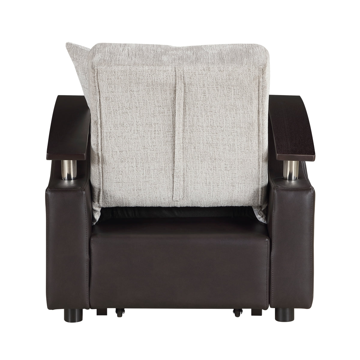 Hybrid Chair with Pull-out Bed and Click Motion Back