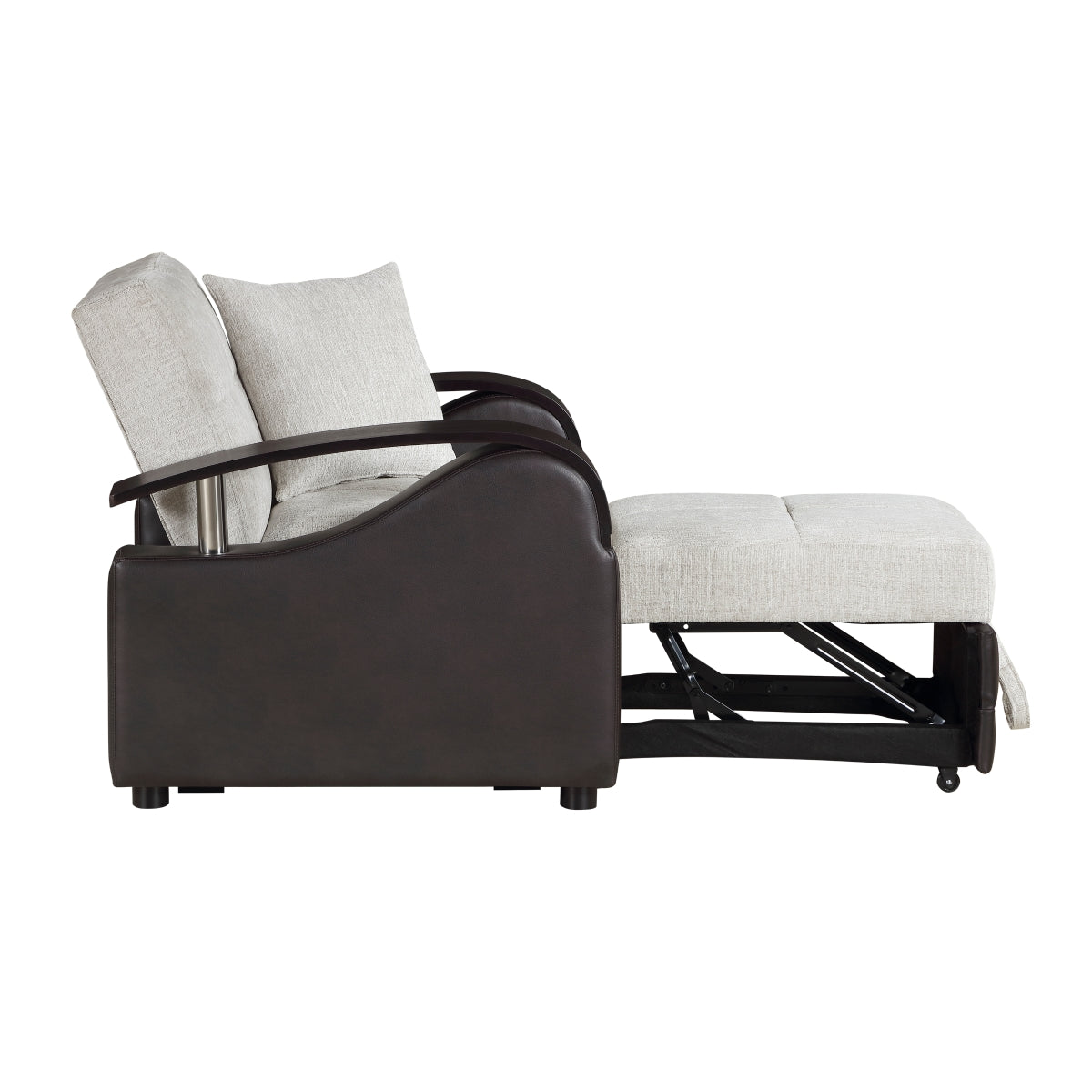 Hybrid Chair with Pull-out Bed and Click Motion Back