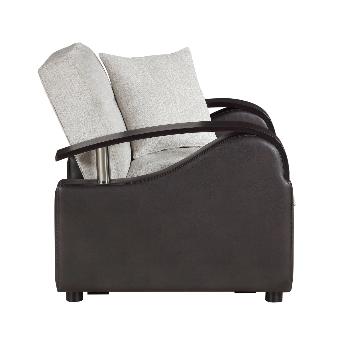 Hybrid Chair with Pull-out Bed and Click Motion Back