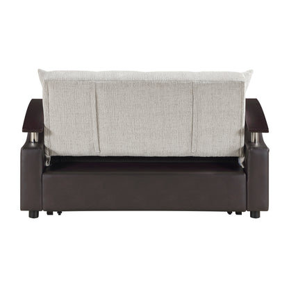 Hybrid Love Seat with Pull-out Bed and Click Motion Back