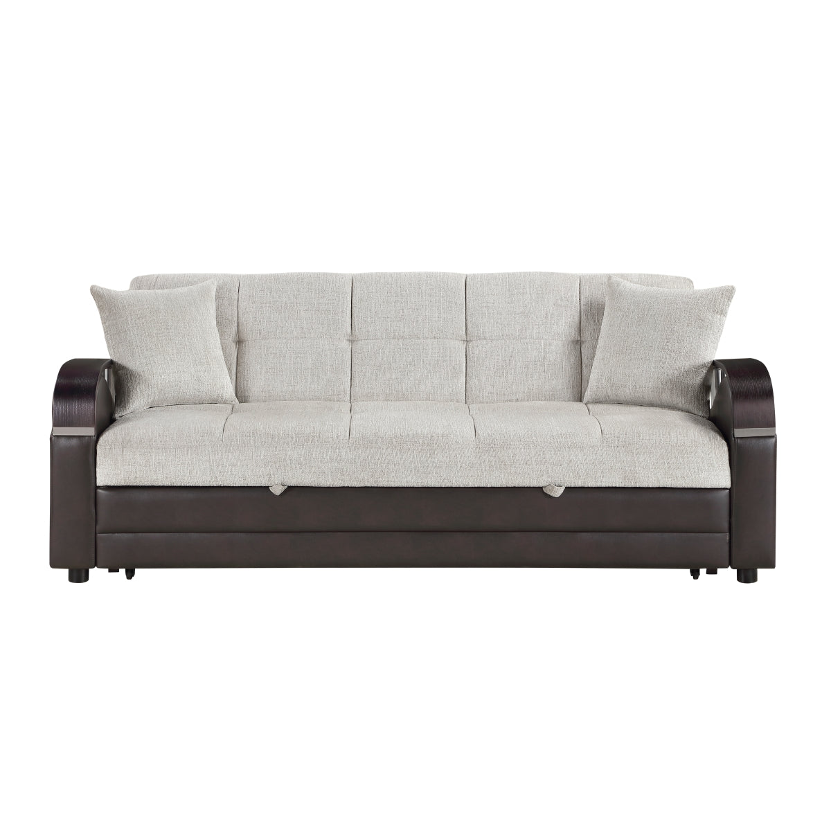 Hybrid Sofa with Pull-out Bed and Click Motion Back