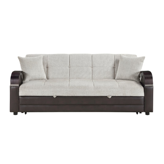 Hybrid Sofa with Pull-out Bed and Click Motion Back