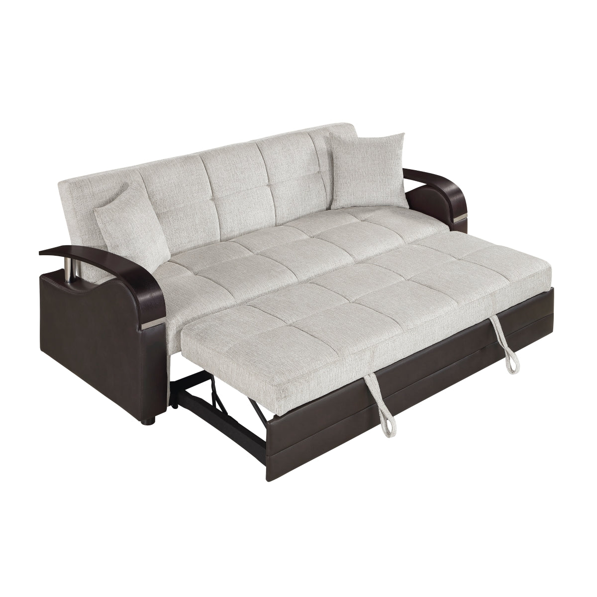 Hybrid Sofa with Pull-out Bed and Click Motion Back