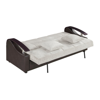 Hybrid Sofa with Pull-out Bed and Click Motion Back