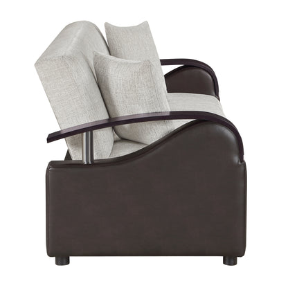 Hybrid Sofa with Pull-out Bed and Click Motion Back