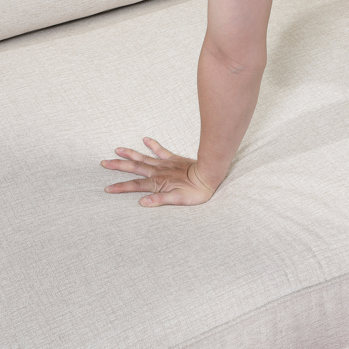 Livia Ottoman - Beige