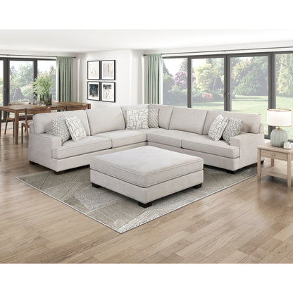 Livia 4-Piece Sectional with Ottoman