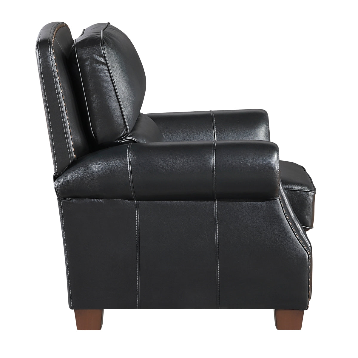 Remington Push Back Reclining Chair - Black