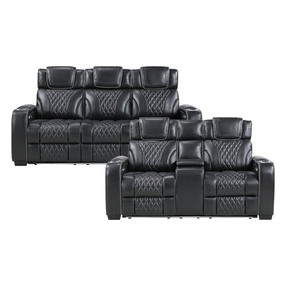 Apex 2-Piece Living Room Set (Sofa and Love Seat)