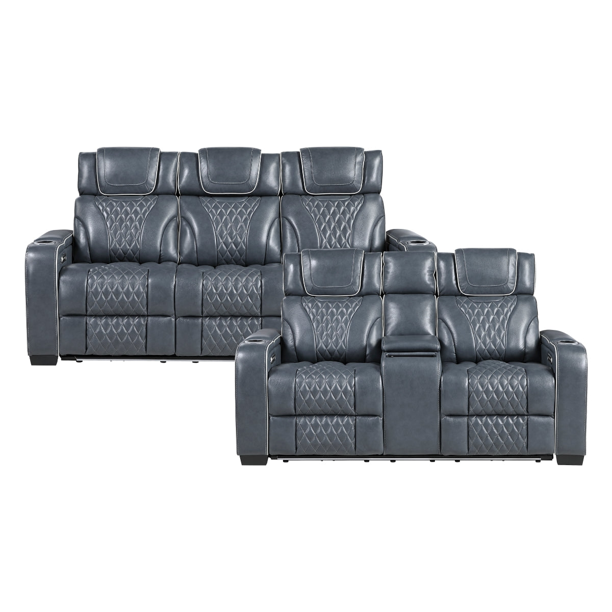 Apex 2-Piece Living Room Set (Sofa and Love Seat)