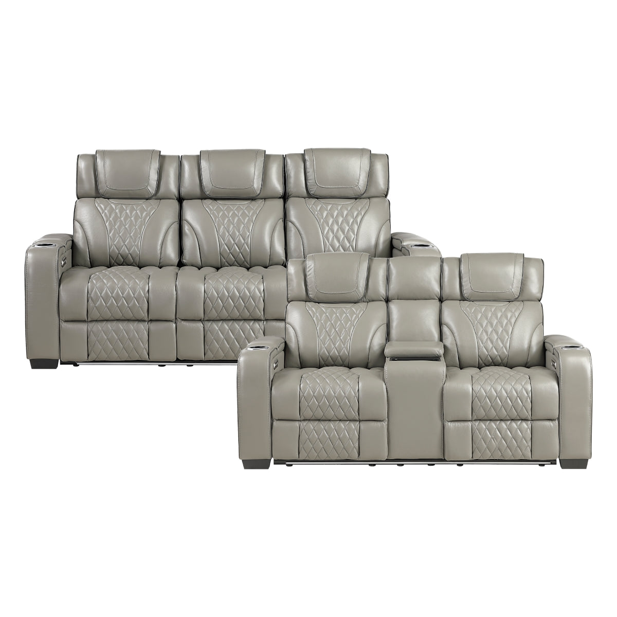 Apex 2-Piece Living Room Set (Sofa and Love Seat)