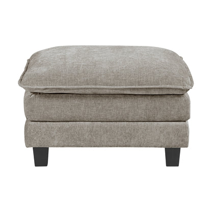 Dublin Ottoman - Dark pewter