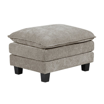 Dublin Ottoman - Dark pewter