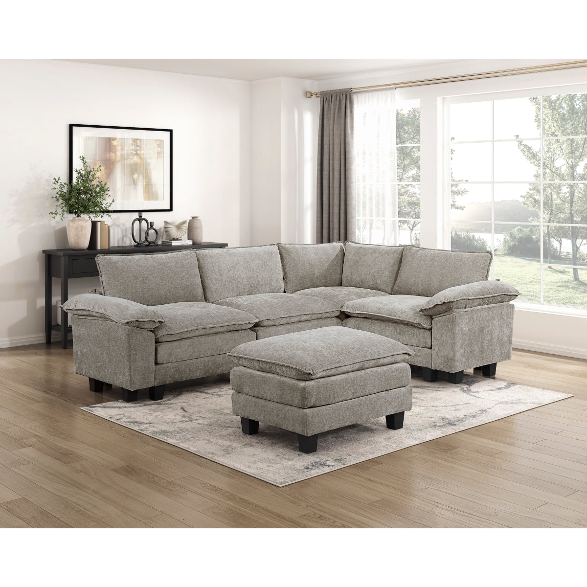 Dublin 5-Piece Modular Sectional with Ottoman