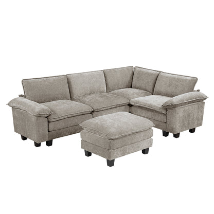 Dublin 5-Piece Modular Sectional with Ottoman