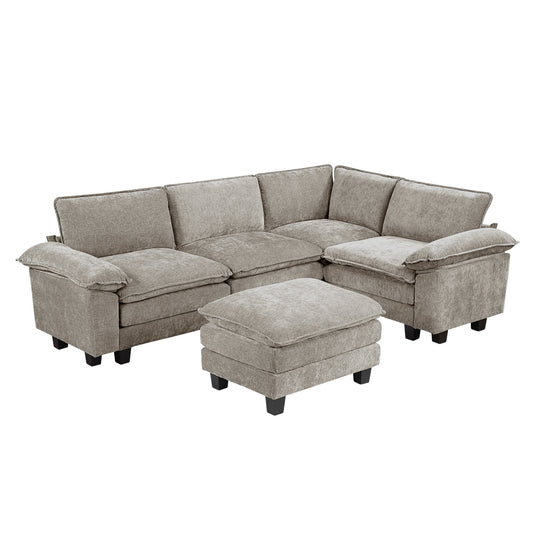 Dublin 5-Piece Modular Sectional with Ottoman