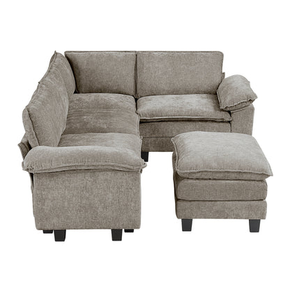 Dublin 5-Piece Modular Sectional with Ottoman