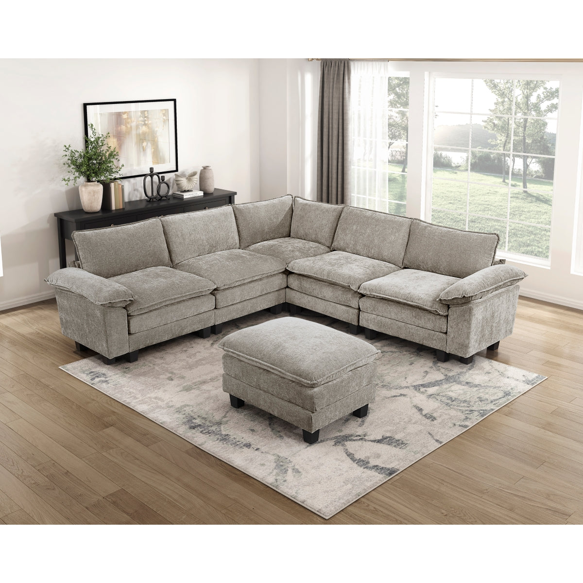 Dublin 6-Piece Modular Sectional with Ottoman